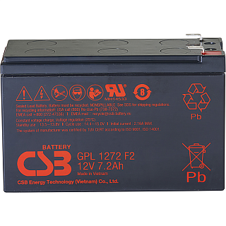 Батарея для ИБП CSB GPL1272 F2 FR, 12 В, 7.2 А·ч