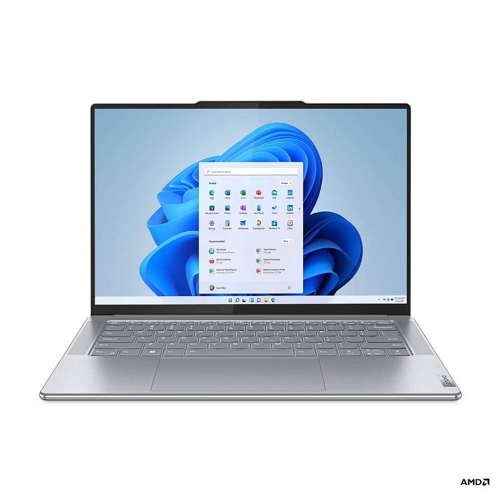 Ноутбук Lenovo Yoga Slim 7 83AA001DRU, 14.5" 2.9K, AMD Ryzen 5 7640S, Radeon 760M, 16GB LPDDR5x, SSD512GB, WIN11P, RU/US, фото 6