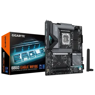 Материнская плата Gigabyte B860 EAGLE WIFI6E, LGA1851, Intel B860, mATX, DDR5