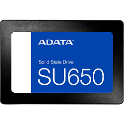 SSD ADATA Ultimate SU650, 2 ТБ, 2.5" 7 мм, SATA3, 3D TLC, R/W 520/450 МБ/с, TBW 1120 ТБ