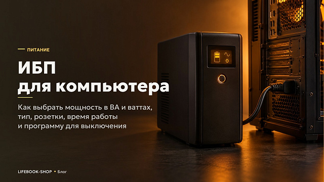 ИБП для компьютера: как выбрать мощность в ВА и ваттах, тип, розетки, время работы и программу для выключения