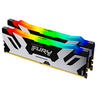 Оперативная память Kingston 96GB 6000MT/s DDR5 CL32 DIMM (Kit of 2) FURY Renegade RGB XMP (Kingston KF560C32RSAK2-96)