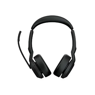 Гарнитура Jabra Evolve2 55 MS Stereo, Bluetooth 5.2, адаптер Link 380a USB-A, активное шумоподавление