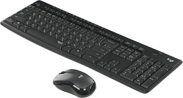 Комплект клавиатура и мышь Logitech MK295 Silent Combo GRAPHITE, радиоканал, графитовый