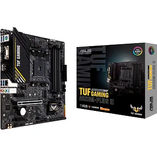 Материнская плата ASUS TUF A520M-PLUS II, AM4, AMD A520, mATX, DDR4
