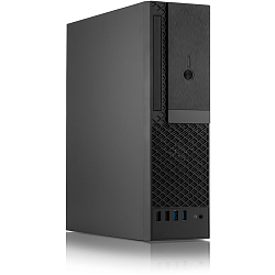 Корпус для ПК Foxline FL-1001 mATX, тип стали SGCC, типоразмер Slim-Desktop mITX