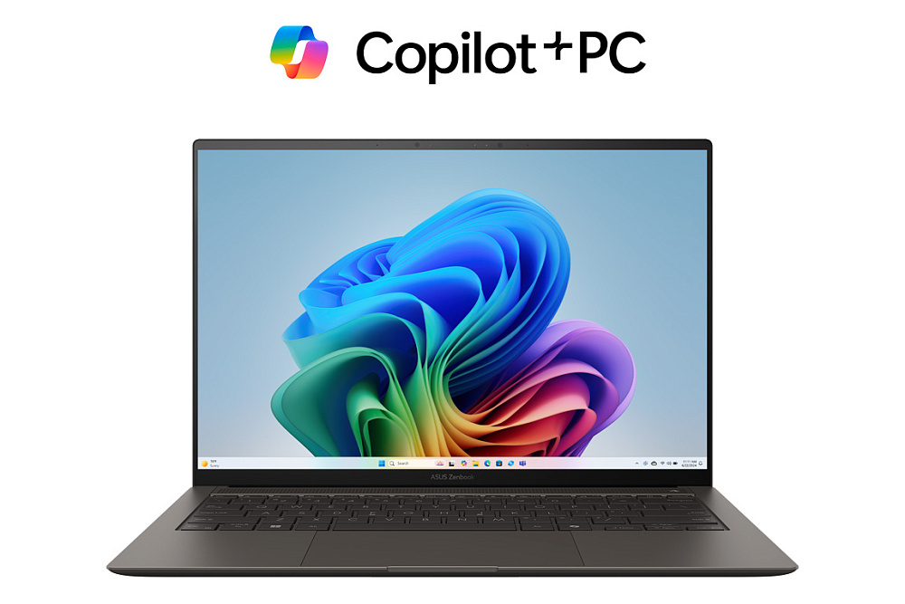 Ноутбук ASUS Zenbook S 14 OLED Zumaia Gray UX5406SA-PV055W (90NB14F1-M002C0), Intel Core Ultra 7 258V, 32GB LPDDR5X,  Intel Arc Graphics 140V, 14" 3K OLED 120Hz, 2 TB SSD PCIe GEN4, WINDOWS 11 HOME, КЛАВИАТУРА RU/US, гарантия 1 год, ЧЕХОЛ В ПОДАРОК!, фото 2