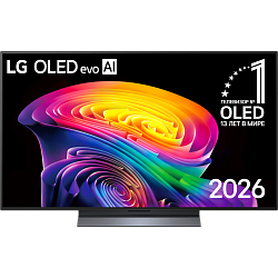 Телевизор LG 48'' OLED, Ultra HD, Smart TV WebOS 26, Wi-Fi 6, Dolby Atmos, 2026