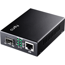 Медиаконвертер Cudy MC220P, слот SFP, порт 1 Гбит/с с PoE+ до 30 Вт
