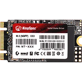 Твердотельный накопитель Kingspec SSD NT-1TB 2242, 1 ТБ, 3D NAND, чтение 570 МБ/с, 480 ТБ