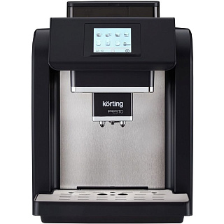 Автоматическая кофемашина Korting KACM 2009 Presto, 19 бар, кофемолка, капучинатор, 2 бойлера, чёрный