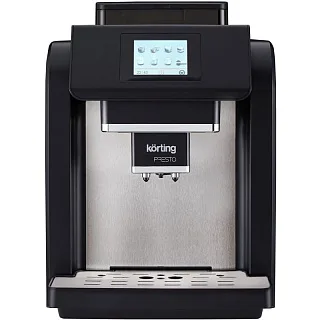 Автоматическая кофемашина Korting KACM 2009 Presto, 19 бар, кофемолка, капучинатор, 2 бойлера, чёрный