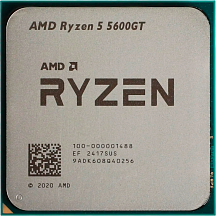 Процессор AMD Ryzen 5 5600GT, AM4, OEM, 6 ядер, 12 потоков, до 4.6 ГГц, AMD Radeon Vega 7