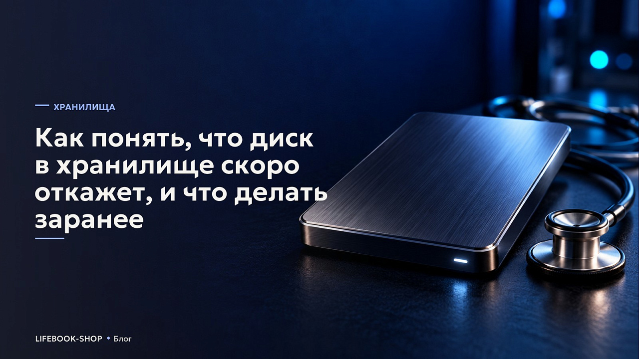 Как понять, что диск в хранилище скоро откажет, и что делать заранее
