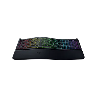 Клавиатура Razer Pro Type Ergo - US Layout, USB-C, Bluetooth, радиоканал, мембранные, чёрный