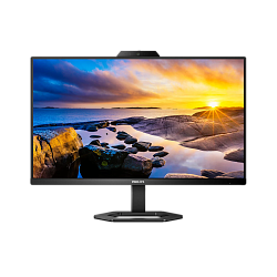 Монитор Philips 24E1N5300HE, 23.8'', 1920x1080, IPS, 75 Гц, 1 мс, HDMI 1.4, DP 1.2, 4×USB 3.2, Type‑C 65 Вт, веб‑камера 5 Мп, регулировка высоты, pivot, VESA