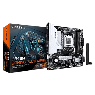Материнская плата Gigabyte B840M P WF6E, AM5, AMD B840, Micro-ATX, DDR5