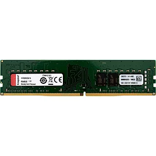 Оперативная память Kingston KVR32N22D8/16, 16 ГБ, DDR4, 3200 МГц, DIMM, PC4-25600, CL22