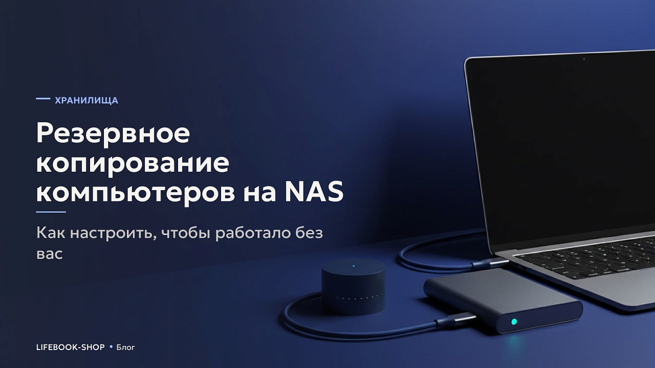 Резервное копирование компьютеров на NAS: как настроить, чтобы работало без вас
