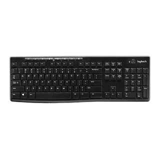 Клавиатура Logitech K270, радиоканал, чёрный, раскладка английская