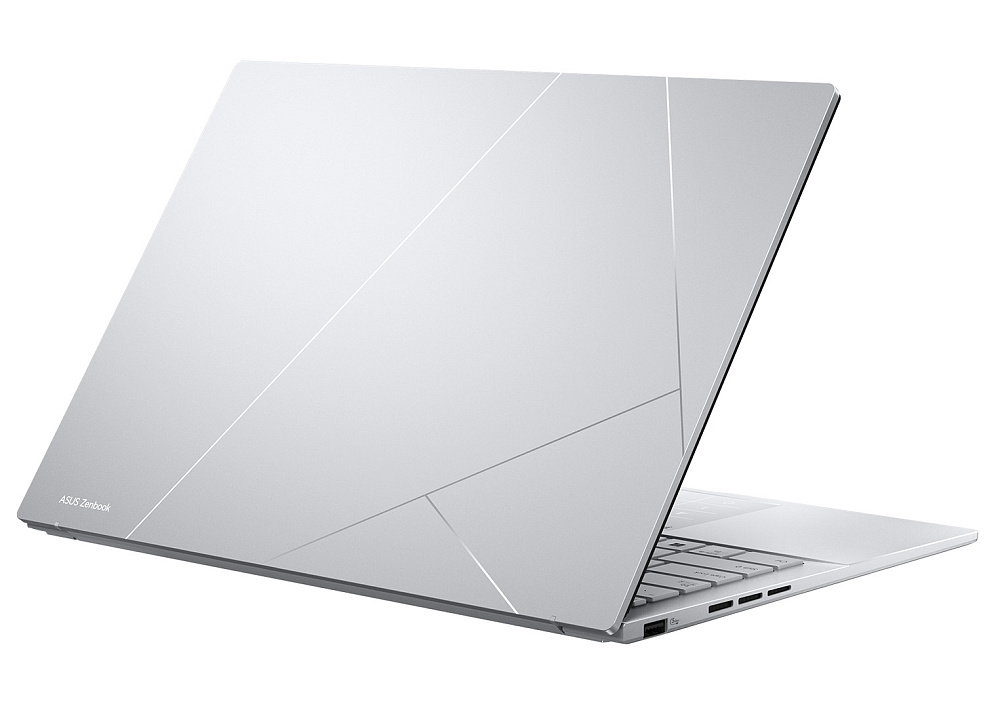 Ноутбук ASUS Zenbook 14 OLED Foggy Silver UX3405MA-QD1017 (90NB11R2-M01UC), Intel Core Ultra 9 185H, 32 ГБ LPDDR5X, 14" Full HD+ OLED, 2TB SSD PCIe GEN4, WINDOWS 11 PRO, КЛАВИАТУРА RU/US, гарантия 1 год, ЧЕХОЛ В ПОДАРОК!, фото 4