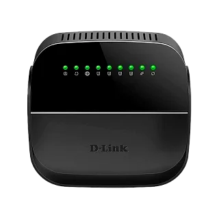 Wi-Fi роутер D-Link DSL-2640U, Wi-Fi 4, 4 порта LAN