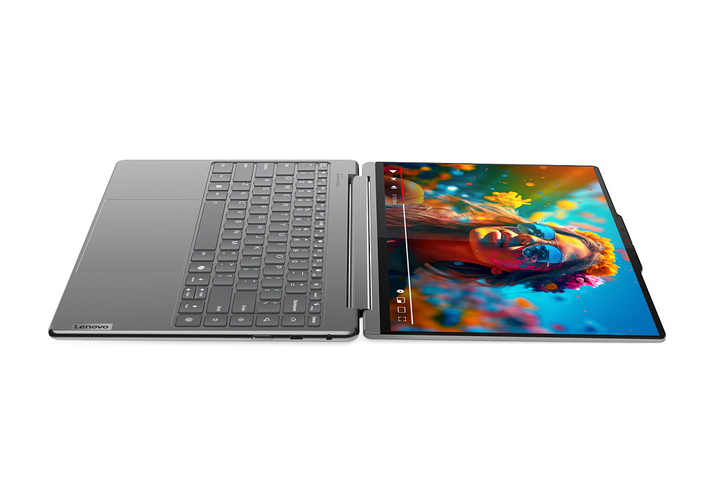 Ноутбук-трансформер Lenovo Yoga 9 2-in-1 14IMH9 83AC005ERK, Luna Grey, 14" 4K OLED 60Hz Touch + Lenovo® Slim Pen, Intel® Core™ Ultra 7 155H, Intel® Arc™ Graphics, 32 GB LPDDR5x-7467, 1 TB SSD PCIe GEN4, WINDOWS 11 HOME, КЛАВИАТУРА RU/US, гарантия 1 год, фото 9