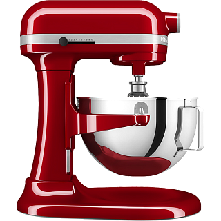 Планетарный миксер KitchenAid Heavy Duty 5KSM55SXXEER, 5,2 л, 375 Вт, подъёмная чаша, красный