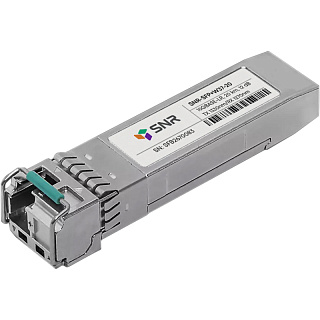 Трансивер SNR-SFP+W37-20 SFP+ WDM 10 Гбит/с, одно волокно SM, LC, 1330/1270 нм, до 20 км