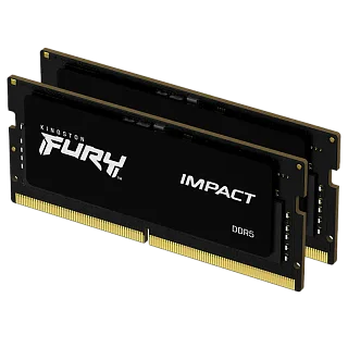 Оперативная память Kingston KF556S40IBK2-32, 32 ГБ (2x16 ГБ), DDR5, 5600 МГц, SO-DIMM, CL40
