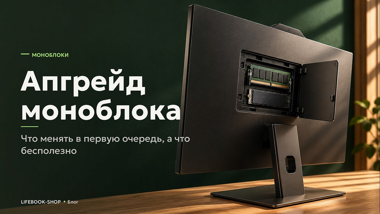 Апгрейд моноблока: что менять в первую очередь, а что бесполезно