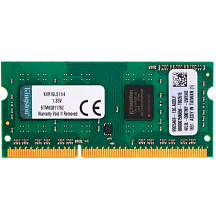 Оперативная память Kingston KVR16LS11/4WP, 4 ГБ, DDR3L, 1600 МГц, SO-DIMM, PC3-12800, CL11