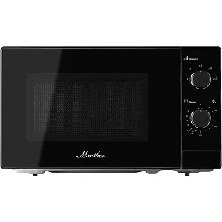 Микроволновая печь Monsher MTW 204 Noir, 20 л, 700 Вт, блокировка от детей, чёрный
