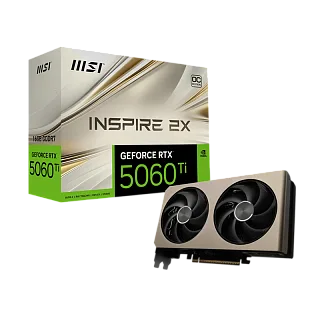 Видеокарта MSI GeForce RTX 5060 Ti 16G INSPIRE 2X OC, NVIDIA GeForce RTX 5060 Ti, GDDR7
