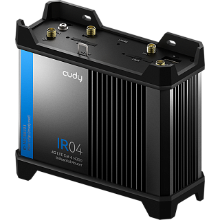 Промышленный 4G-маршрутизатор Cudy IR04 с Wi-Fi, VPN, 4 порта Ethernet, PoE, USB