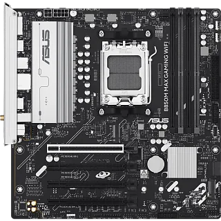 Материнская плата ASUS B850M MAX WIFI, AM5, AMD B850, mATX, DDR5