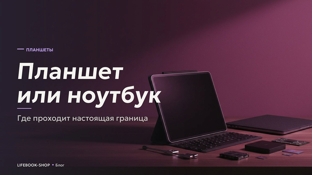 Планшет или ноутбук: где проходит настоящая граница