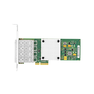 Сетевая карта LR-Link LREC9714HF-4SFP, 4 порта SFP 1 Гбит/с, PCIe x4, Intel I350