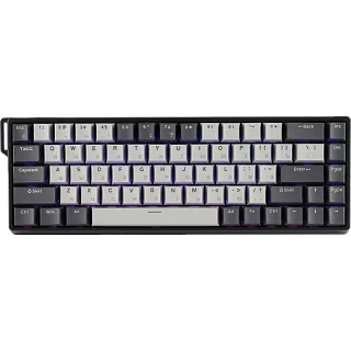 Клавиатура AULA WIN68HE PRO Light Meteor, проводное подключение, серый, чёрный, раскладка US, подсветка