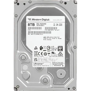 Жёсткий диск HDD WD SATA 8Tb Ultrastar DC HA340 3.5" 6Gb/s 7200RPM 256MB (WD WUS721208BLE6L4)
