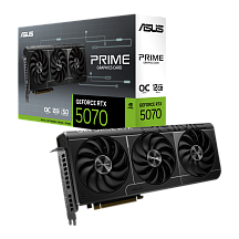 Видеокарта ASUS PRIME-RTX5070-O12G, NVIDIA GeForce RTX 5070, 12 ГБ видеопамяти, GDDR7, PCI Express 5.0