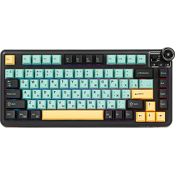 Игровая клавиатура AULA AU75 Чёрно-зелёно-оранжевый 6978080506474