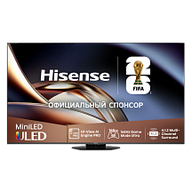 Телевизор Hisense 55'', Mini LED, Ultra HD, Smart TV (ОС VIDAA U9), Wi‑Fi 6E, Dolby Vision, Dolby Atmos