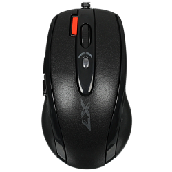 Мышь A4Tech XL-750BK, чёрный, лазерный сенсор 3600 dpi, 6 кнопок, USB 2.0