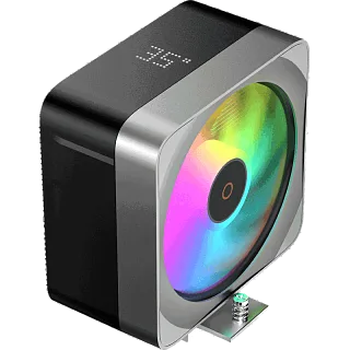 Кулер для процессора Ocypus Delta A40 EX BK Digital, AM5, до 200 Вт, вентилятор 120 мм