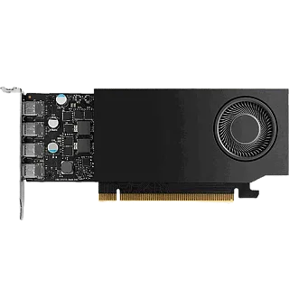 Видеокарта Nvidia A400 PCIe, NVIDIA RTX A400, 4 ГБ видеопамяти, GDDR6, PCI Express 4.0
