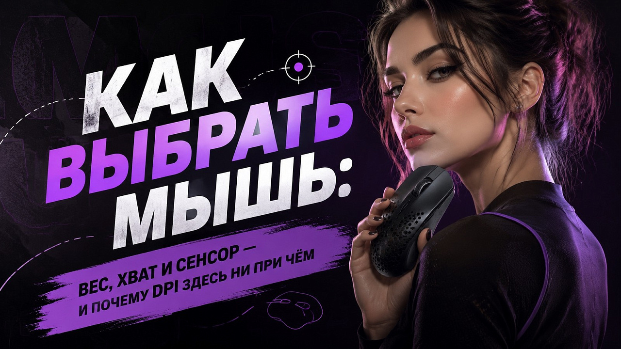 Как выбрать мышь: вес, хват и сенсор — и почему DPI здесь ни при чём
