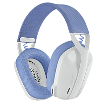 Гарнитура Logitech G435 LIGHTSPEED, радиоканал, Bluetooth 5.0, полноразмерные, белый, микрофон встроенный