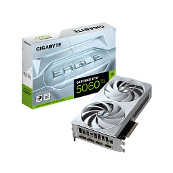 Видеокарта Gigabyte GV-N506TEAGLEOC ICE-8GD, NVIDIA GeForce RTX 5060 Ti, 8 ГБ видеопамяти, GDDR7, PCI Express 5.0