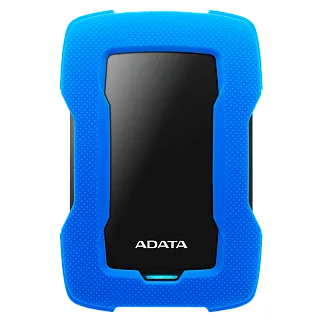 Внешний жёсткий диск 2TB ADATA HD330 (Blue), Silicone, USB 3.2 Gen1, 133x89x16mm, 190g (ADATA AHD330-2TU31-CBL)